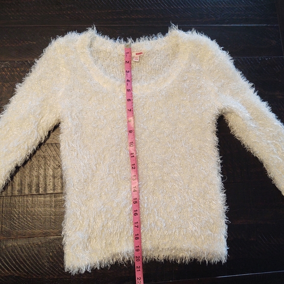 Sweater midi fluffy white Bongo Size M - Picture 5 of 6